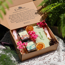 Load image into Gallery viewer, Set quà 2 hũ trà, 1 gối chườm thảo dược