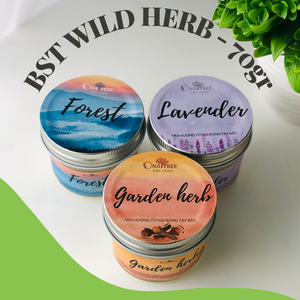 BST Wild Herb nến thơm tinh dầu đặc biệt size 70gr