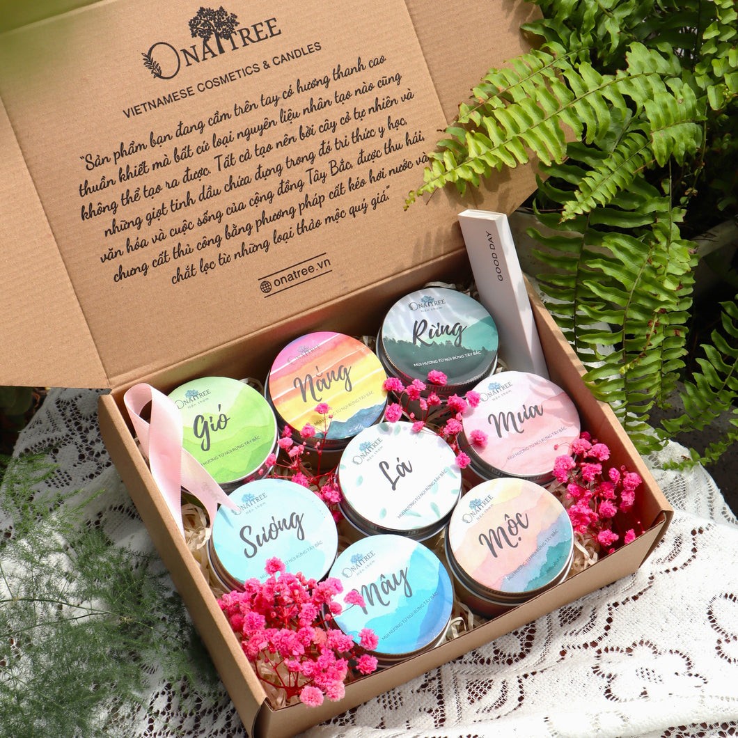 Set quà 8 nến thơm
