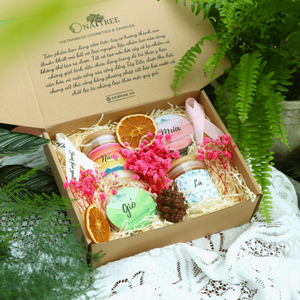 Set quà tặng nến thơm ( 2 nến 70gr + 2 nến size 120gr)