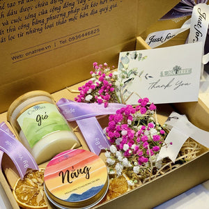 Set 2 nến thơm (size 50gr + size 120gr)