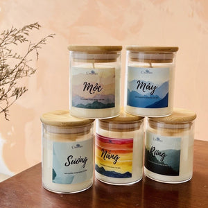 Nến thơm tinh dầu Tây Bắc size 120gr