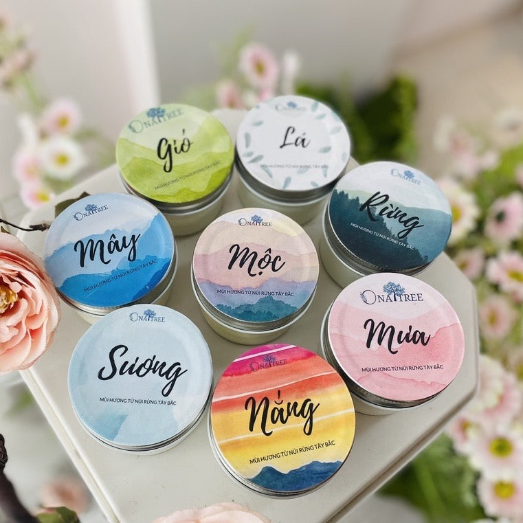 Nến thơm tinh dầu Tây Bắc size 70gr