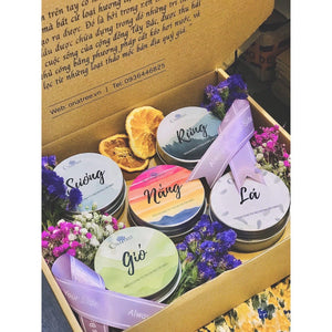 Set quà tặng 5 nến thơm size 50gr